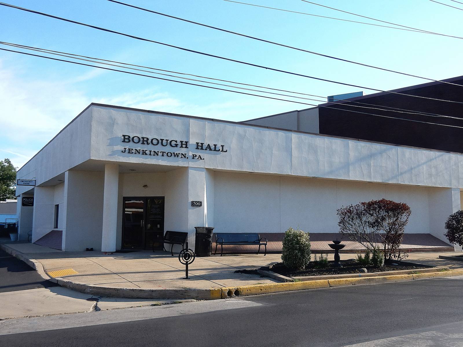 Jenkintown Borough Hall, 700 Summit Avenue — its own borough, and its own school district.